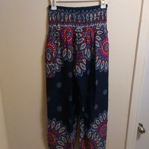 🌴2/$40🌴 Bohemian Island Harem Yoga Pants NWOT